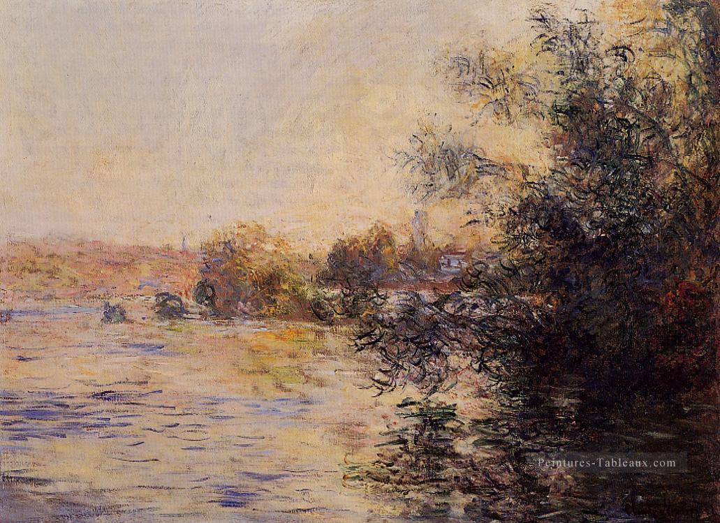 Effet de soirée de la Seine Claude Monet Peintures à l'huile